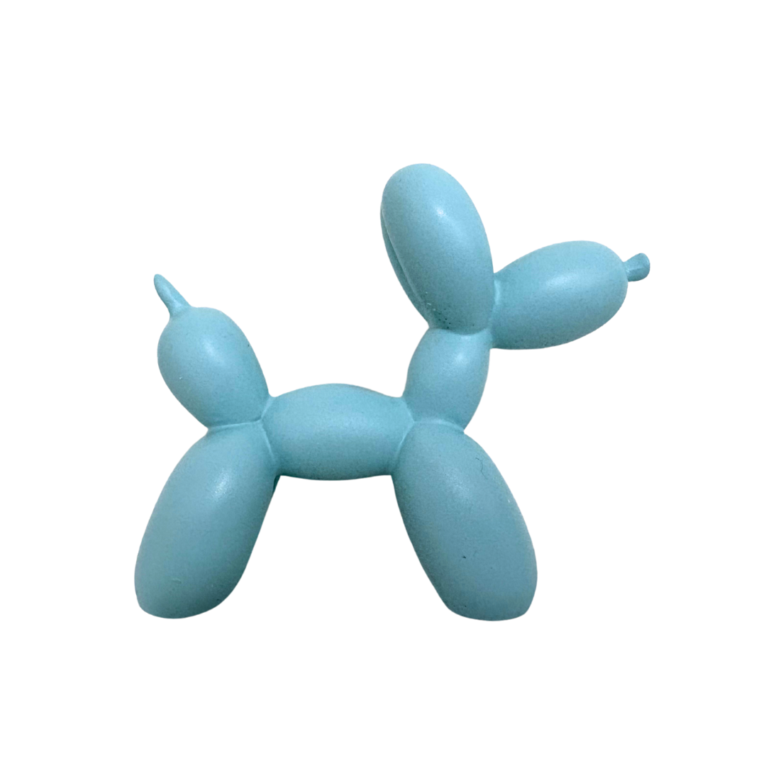 Hellblaue Ballonhund-Figur