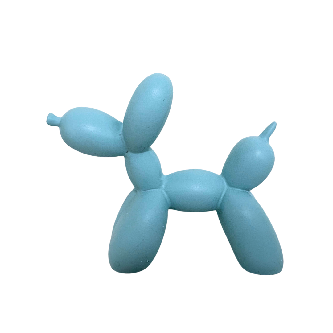 Hellblaue Ballonhund-Figur