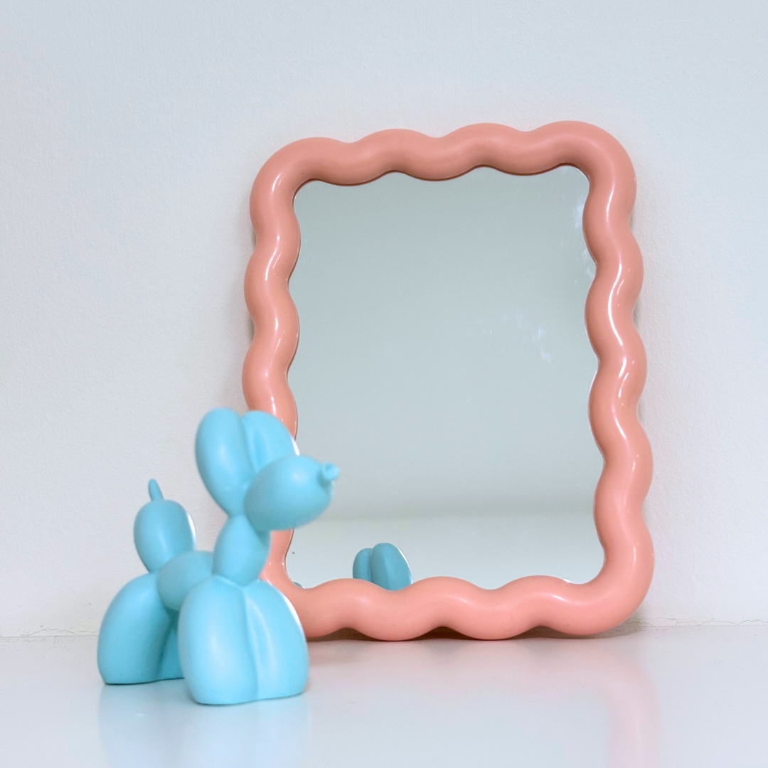 Hellblaue Ballonhund-Figur