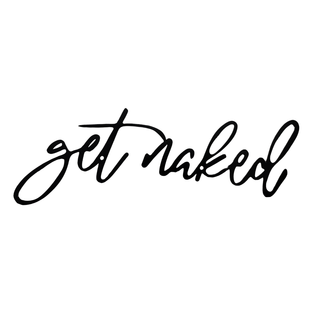 Wandobjekt "get naked"