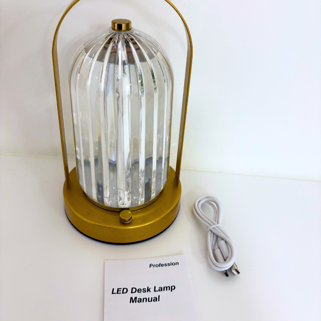 Retro Touch-Lampe mit 3 Lichtmodi