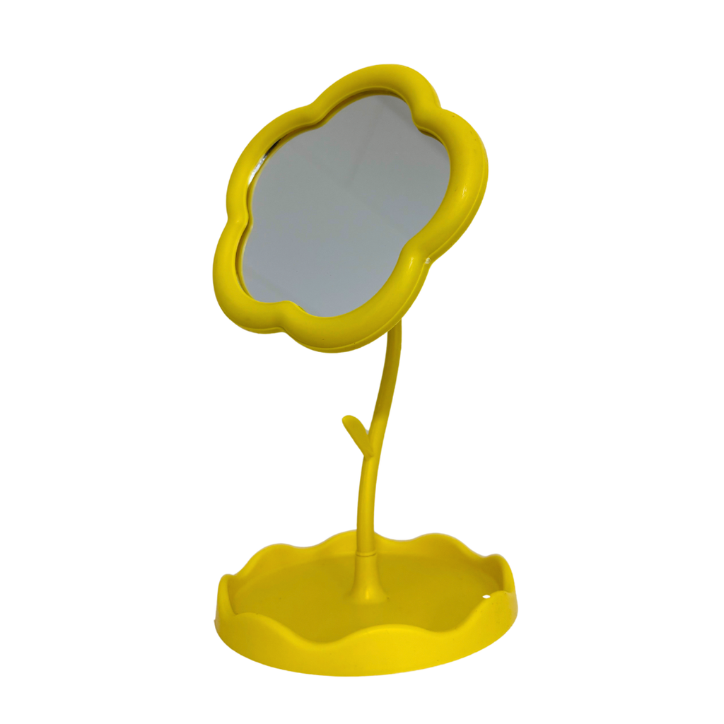 Kosmetikspiegel im Blumen-Design