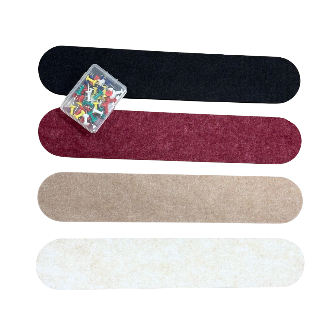 Velvet Pinnwand Set