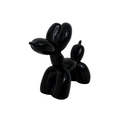 Schwarze Ballonhund-Figur