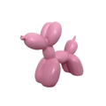 Rosa Ballonhund-Figur