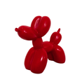 Rote Ballonhund-Figur