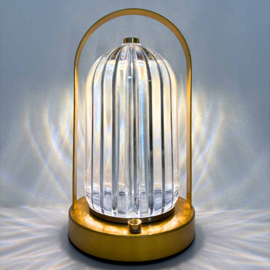 Retro Touch-Lampe mit 3 Lichtmodi