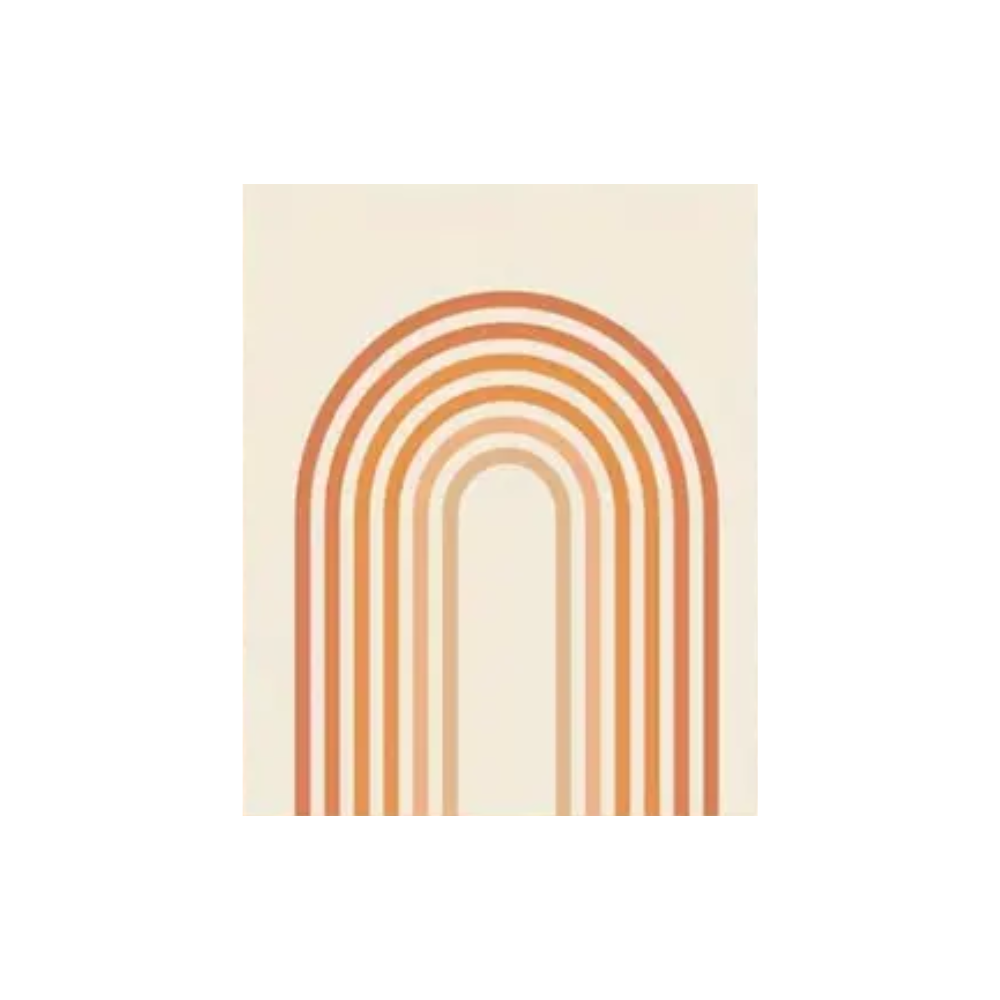 Poster abstrakter Regenbogen
