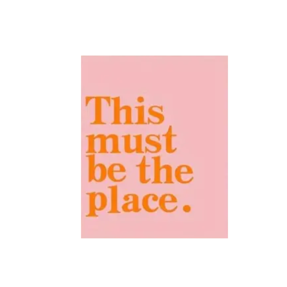 Poster "This must be the place"