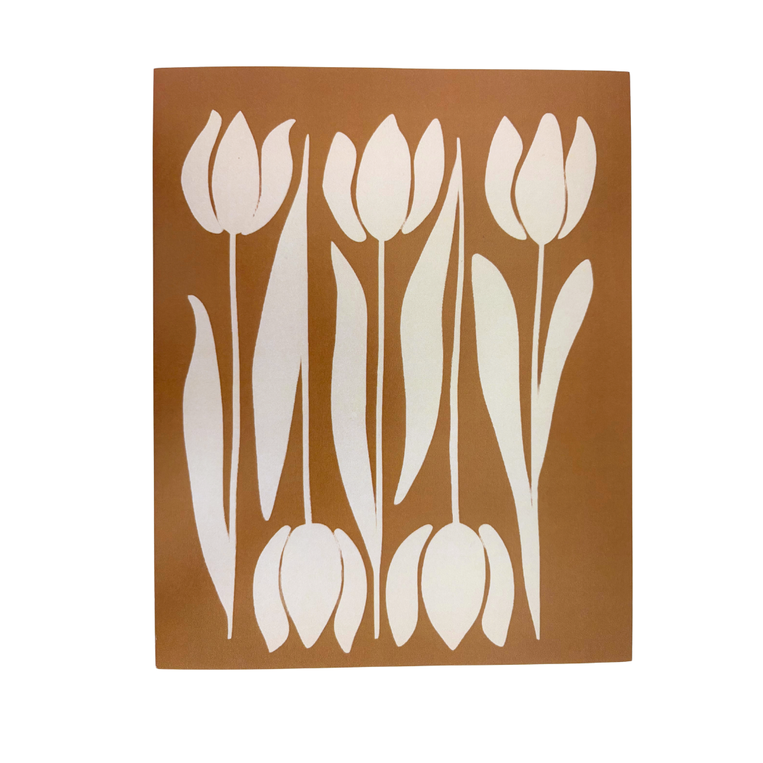 Abstrakter Boho Blumenprint