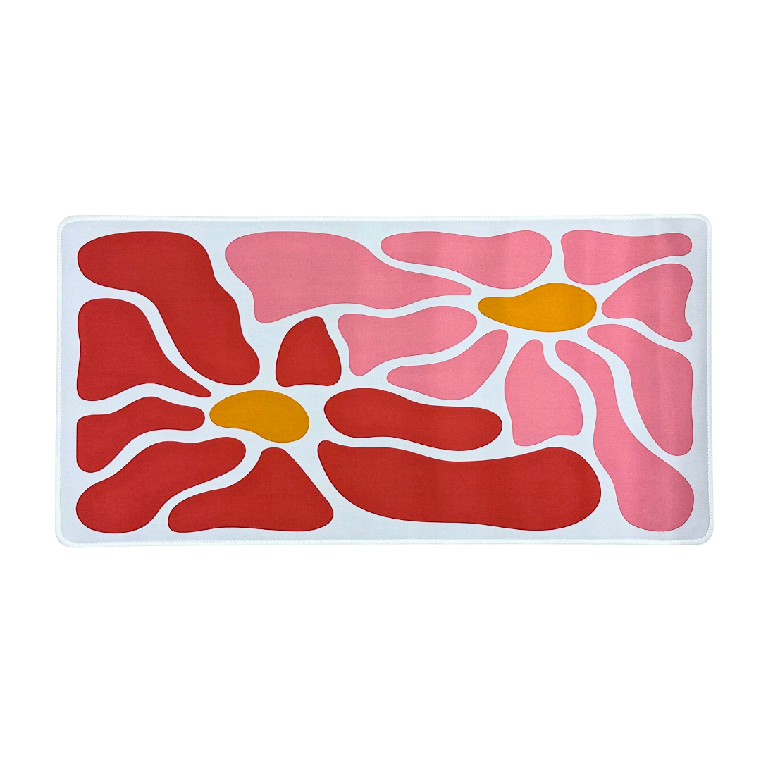 Mauspad in Blumen-Design