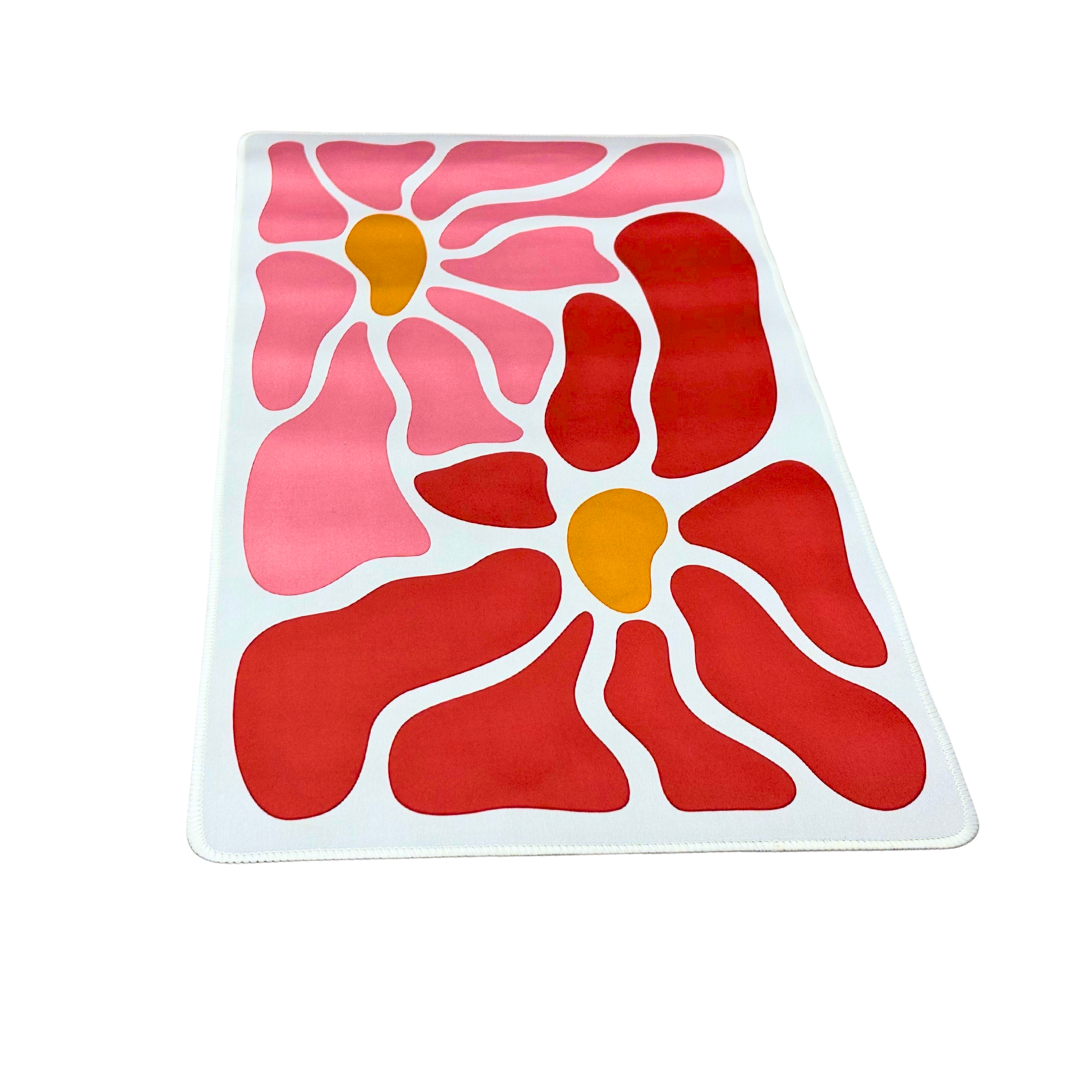 Mauspad in Blumen-Design