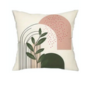 Abstrakte Kissenbezüge mit Pflanzenmotiv