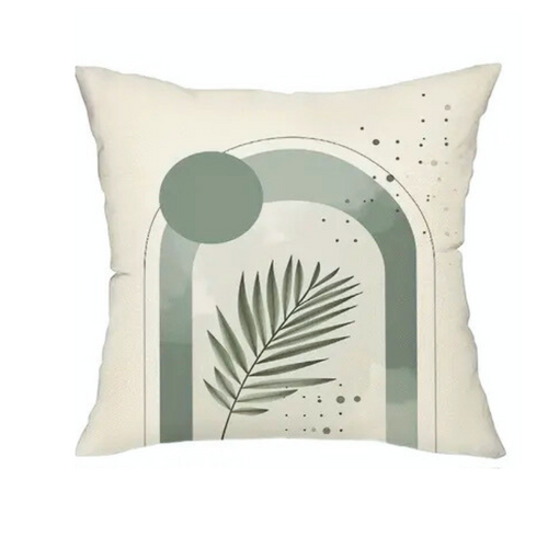 Abstrakte Kissenbezüge mit Pflanzenmotiv