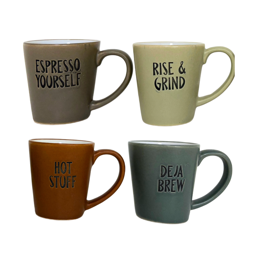 Kleine Kaffee-Tasse mit Spruch