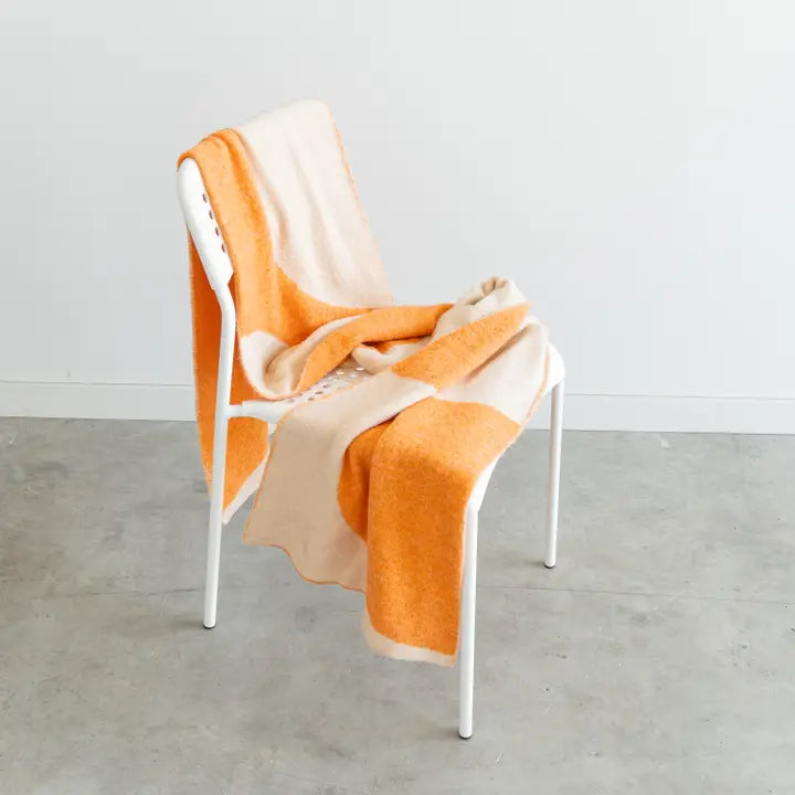 Orange Kuscheldecke "Color Bubbles"