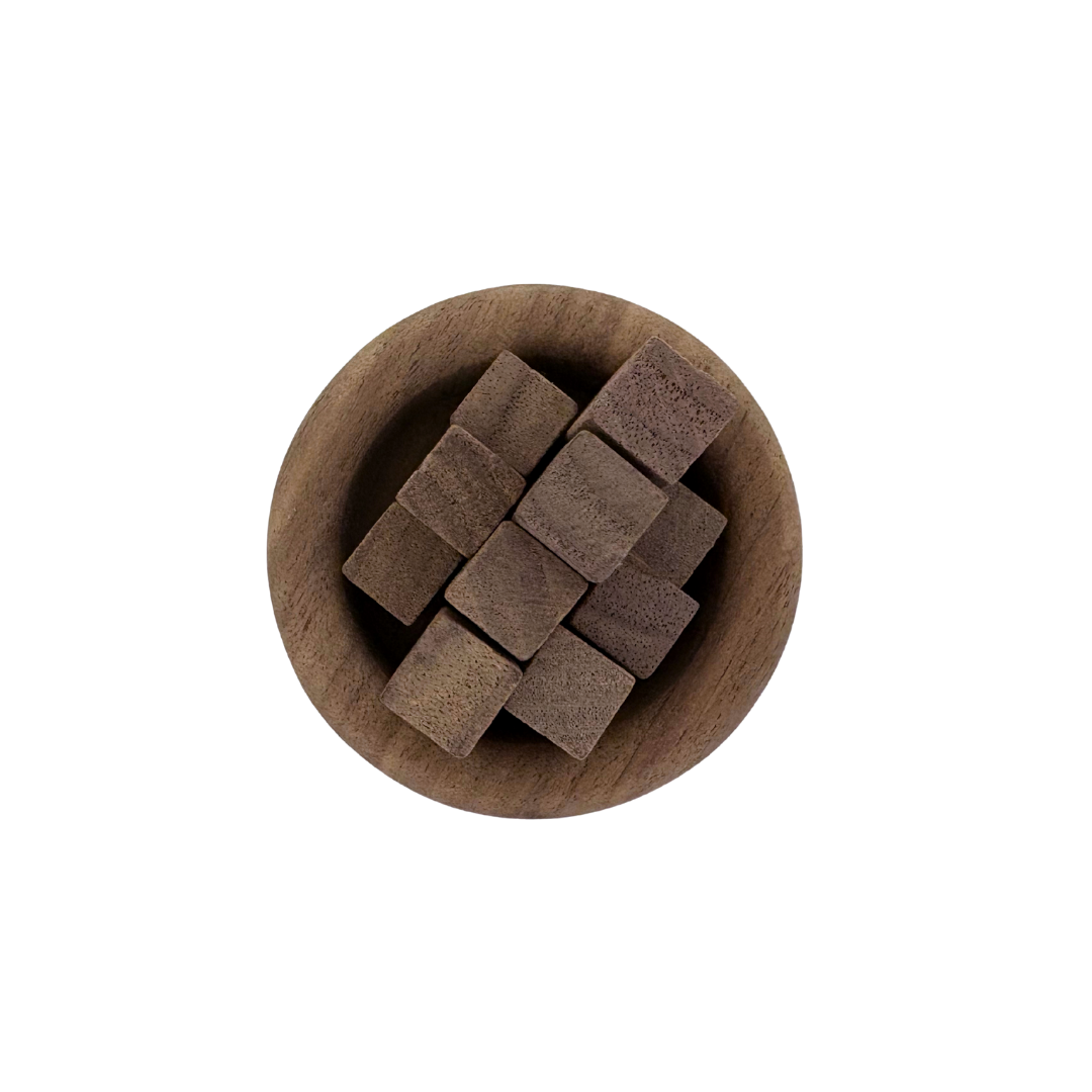 Walnussholz Diffusor mit Aromastäbchen