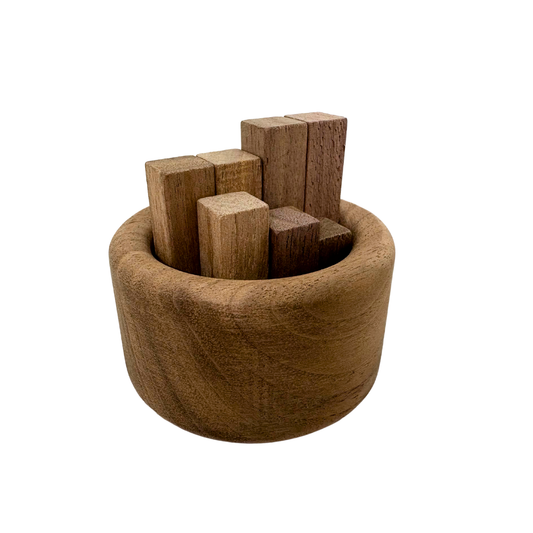 Walnussholz Diffusor mit Aromastäbchen