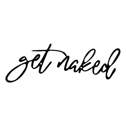 Wandobjekt "get naked"
