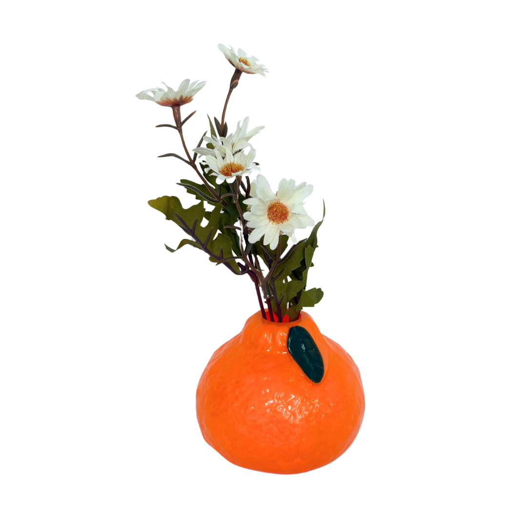 Zitrusvase in Orangenform