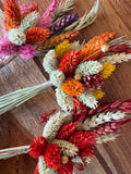 Bunter Trockenblumen-Strauß - Klein