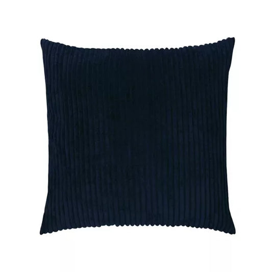 Schwarzer Kissenbezug Cozy Soft Rib